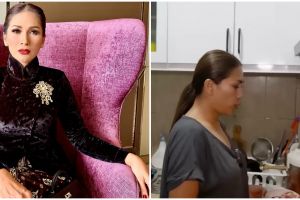 Tata Janeeta huni rumah klasik bernuansa monokrom, 9 potret dapurnya ini meja masaknya penuh barang