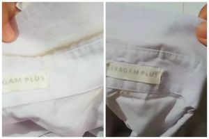 Tanpa sitrun, begini cara ampuh hilangkan noda kuning di kerah baju cuma tambah 1 bumbu dapur