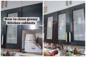 Cara bersihkan kitchen set yang kusam pakai 2 bahan dapur, sekali usap langsung kinclong maksimal