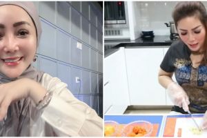 Punya hunian mewah bernuansa klasik, 9 potret dapur Kristina serba putih ini penataannya apik