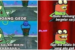 11 Meme lucu kartun SpongeBob ini baper abis, relate dengan kehidupan