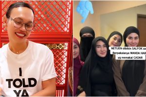 Dikecam abis-abisan, ini 7 momen Wanda Hara diduga pakai cadar ikut pengajian