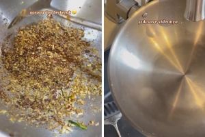 Cuma bermodal air, ini trik membersihkan nasi gosong dan berkerak di wajan stainless dalam 2 menit