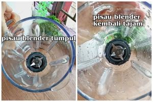 Tak perlu ganti baru, ini trik mengatasi pisau blender tumpul agar tajam lagi modal Rp2.000