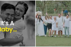 Usung konsep unik ala laga tenis, ini 9 momen gender reveal anak pertama Gritte Agatha