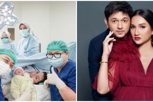 9 Momen kelahiran anak kedua Tengku Dewi, kehadiran Andrew Andika diduga isyaratkan balikan