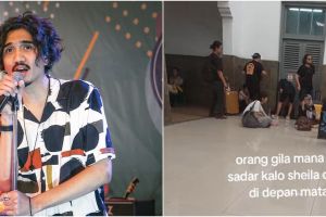 Viral personel SO7 tak gengsi ngemper di stasiun bikin penumpang tak sadar ada seleb, ini 5 potretnya