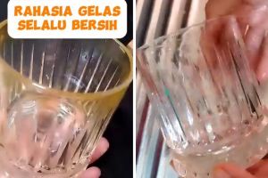 Tak perlu direndam air sitrun, ini trik mengatasi gelas kaca menguning agar bening lagi seperti baru