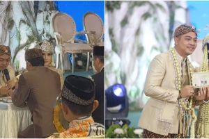 Lepas masa lajang di usia 40 tahun, 11 momen pernikahan Ade Govinda beri mahar 4 mas kawin berbeda