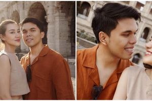 10 Momen bulan madu Thariq Halilintar dan Aaliyah Massaid di Italia, keliling kota Roma pakai vespa