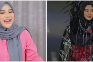 9 Penampilan Aurel Hermansyah jadi model Jember Fashion Carnaval 2024, disebut mirip Elvy Sukaesih