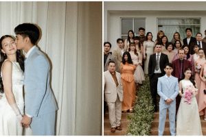 Gaya 5 seleb hadiri pernikahan Cassandra Lee, Beby Tsabina tampil anggun dengan riasan flawless