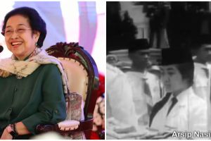 Viral video lawas Megawati jadi anggota Paskibraka, intip 7 potretnya, parasnya bikin salfok