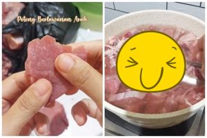 Tanpa dimarinasi baking soda, emak-emak ini punya trik mengempukkan daging dengan 1 alat dapur