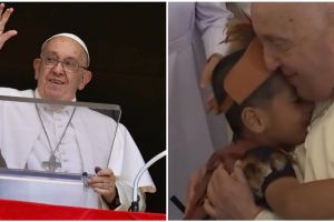 7 Momen Paus Fransiskus ketemu anak yatim dan pengungsi di Jakarta, kedekatannya bikin haru