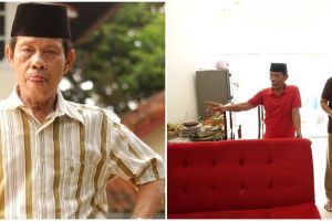 Jadi pelawak kondang rumahnya sederhana, 11 potret dapur Haji Malih ini meski sempit tapi estetik