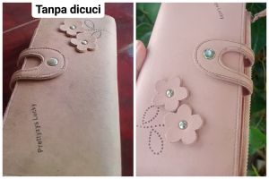 Tak perlu dicuci, trik bersihkan dompet dekil ini bikin tampilannya mengilap lagi pakai 2 bahan dapur