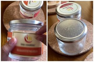 Cara mudah melepas stiker di toples bekas agar tak ada sisa lem, cukup pakai 1 alat ini