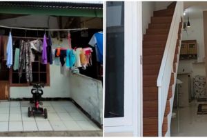Rumah 3 petak seluas 9x3 meter di gang dimakeover hasilnya bak rumah di kompleks, ini 9 potretnya