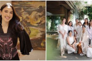 11 Potret seleb kondangan di nikahan Hana Saraswati-Justin, Mischa Chandrawinata-Cut Syifa bikin heboh