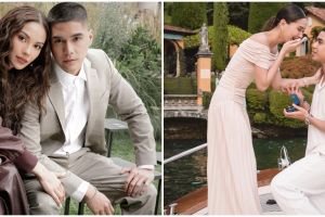 Hubungannya sempat putus nyambung, ini 9 momen romantis Al Ghazali lamar Alyssa Daguise di Italia