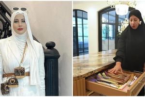 11 Potret dapur baru Tasyi Athasyia mewah bernuansa emas dengan fasilitas canggih serba touch screen