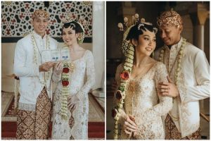 Memesona dengan riasan soft glam, ini 9 detail makeup Ribka Sugiarto dari lamaran sampai resepsi