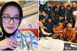 9 Momen pemakaman Marissa Haque, Ikang Fawzi berikan pesan terakhir yang menyentuh