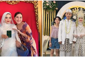 9 Potret Ayu Ting Ting kondangan di nikahan asisten, outfitnya bak main ke pantai banjir kritikan