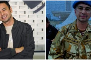 9 Momen Raffi Ahmad hadiri perayaan Hut TNI, penampilannya pakai seragam tentara tuai cibiran