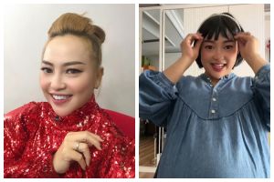 7 Gaya makeup Mpok Alpa selama hamil anak kembar hingga melahirkan, andalkan riasan fresh-glam