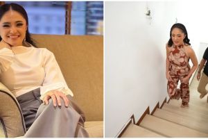 Dindingnya bak papan tulis penuh coretan, 9 potret ruang ngonten Marshanda ini mungil tapi estetik