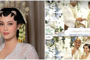 Kental adat Jawa, 12 momen pernikahan Anggika Bolsterli dan Omar ini maharnya pakai uang Swiss