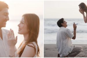 Akui siap berumah tangga, ini 10 momen romantis saat Harris Vriza lamar Haviza Devi Anjani