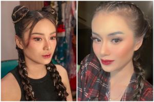Kerap tampil bold saat manggung, ini 9 gaya makeup Dara The Virgin di keseharian