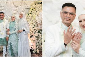 Gaya 7 seleb di pernikahan Irish Bella dan Haldy Sabri, tampil kompak serba putih