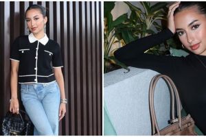 9 Potret Jennifer Coppen melenggang di catwalk Jakarta Fashion Week, auranya noni Belanda