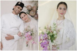 9 Detail makeup flawless Pevita Pearce saat menikah, andalkan produk racikan MUA Andi Soon