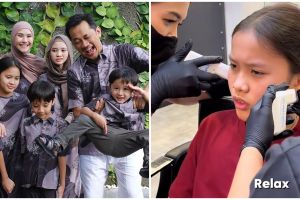 9 Momen Zaskia Adya Mecca dampingi putri keduanya tindik, alasan tak dilakukan saat bayi bikin salut