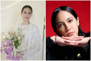 Tampil flawless pakai riasan simpel saat menikah, 9 potret Pevita Pearce saat tanpa dan pakai makeup