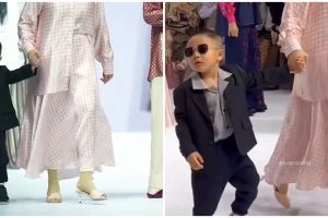9 Potret Rayyanza debut model catwalk fashion show ini auranya bak bos, keren nggak ada lawan