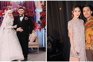 Gaya 11 seleb hadiri ngunduh mantu Yislam Jaidi & Miskah, Aaliyah Massaid anggun pakai dress cheongsam