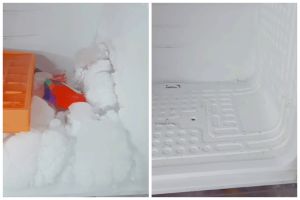 Cukup 20 menit, ini trik cepat membersihkan bunga es di freezer kulkas tanpa air panas