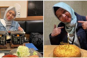 9 Momen liburan terakhir Dina Mariana bersama keluarga, rayakan ultah sederhana dengan anak-anak