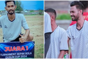 Gagal bersaing di klub top Portugal, 7 potret Martunis anak angkat Cristiano Ronaldo pilih main tarkam