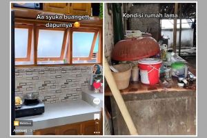Awalnya beralas tanah & berdinding anyaman bambu, 11 transformasi rumah usai renovasi ini jadi klasik