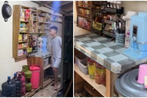 Serasa nongkrong di warkop, 9 potret dapur beratap seng ini penataannya apik sedap dipandang