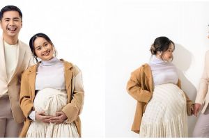 7 Momen Gritte Agatha melahirkan anak pertama, nama sang buah hati jadi simbol pertautan cinta