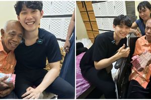 8 Momen Pak Tarno menangis haru saat terima bantuan Rp50 juta dari Willie Salim