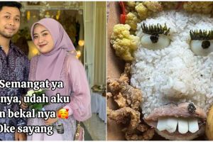 Niatnya bikin semangat suami, 6 potret bekal buatan istri ini penampakannya malah bikin merinding